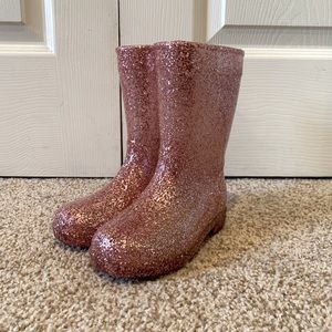 Pink Glitter Rainboots ❤️🐭